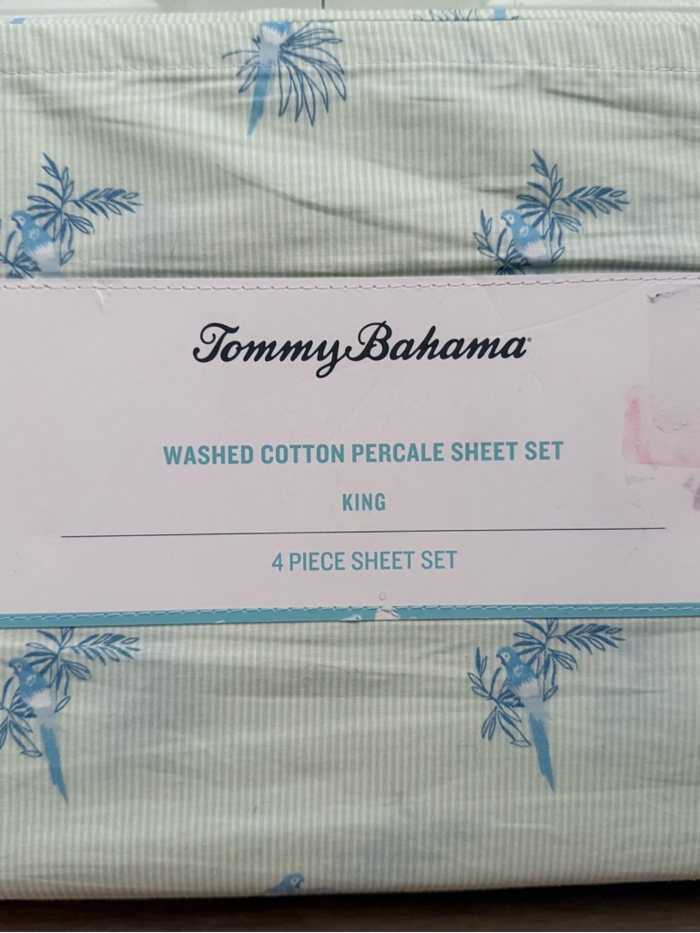 Tommy Bahama King sheet Set